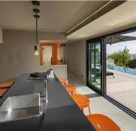 Luxury 5-Bedroom Sea-View Villa with Heated Infinity Pool in Orasac near Dubrovnik – Sleeps 10